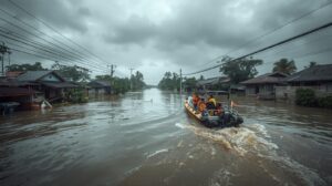 Flood Situation in Southern Thailand's Songkhla Province