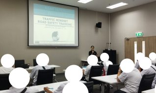 Road safety training Thai Honda